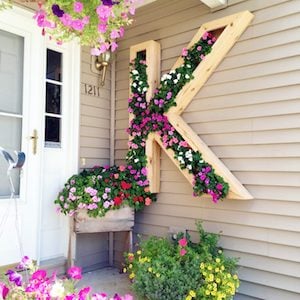 Monogrammed Planter