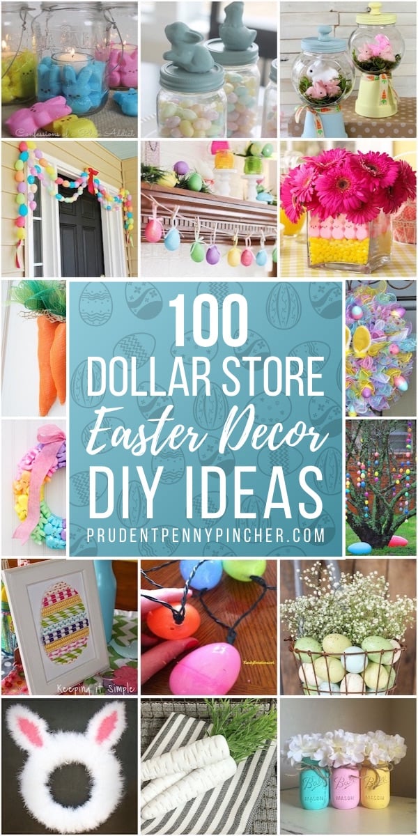 100 Diy Dollar Tree Easter Decorations Prudent Penny Pincher - Dollarama Decor Ideas