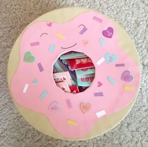 Donut Valentine's Day Box
