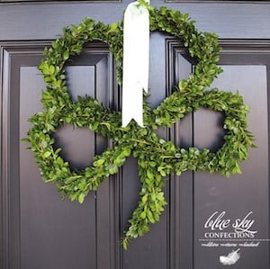 Four-Leaf Clover Wreath