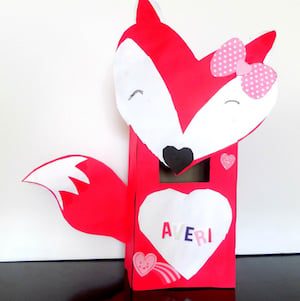 Cute Fox Valentine's Box