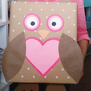 Owl Valentine Box