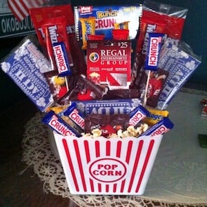 Movie Night Popcorn bucket Easter Basket 