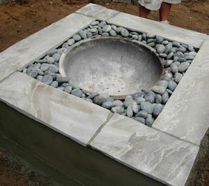 Square Concrete FirePit DIY