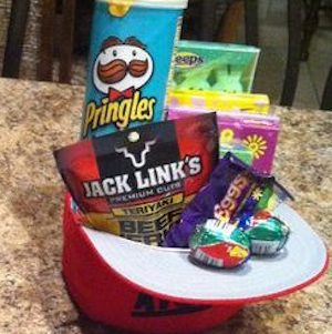 Hat Filled with Treats for Teen Boys