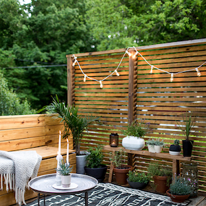 Outdoor Makeover patio decor idea