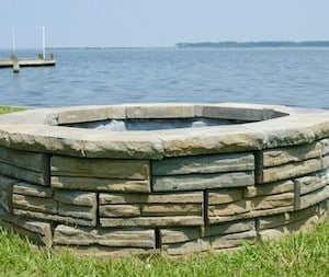 Retaining Wall Block firepit