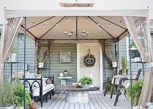 backyard Patio Makeover decor idea