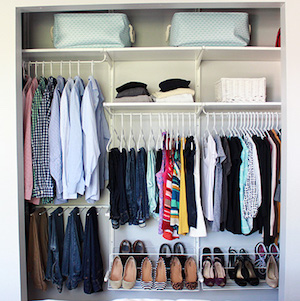 DIY CLOSET ORGANIZER IDEAS , COMBAT CLUTTER - The Handyman's Daughter