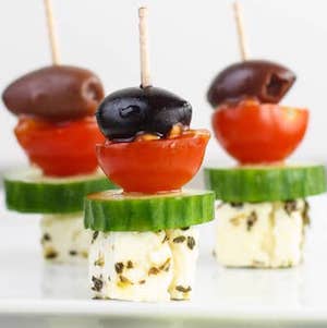 Greek Salad Skewers