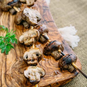 Grilled Mushroom Skewers