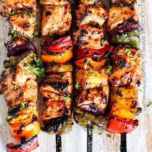 Grilled Hawaiian Chicken Kabob Recipe