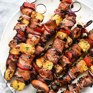  Hawaiian Chicken Skewers