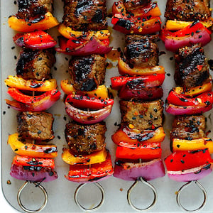 Korean Steak Kabobs