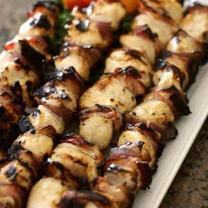 Ranch Chicken Bacon Kabobs