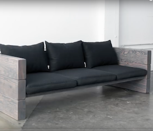 Easy Rustic Outdoor Sofa