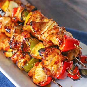  Teriyaki Chicken Kabobs