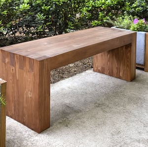 Williams Sonoma Inspired DIY Outdoor Bench