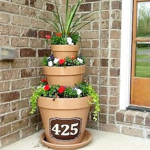 Address Flower Tower planter