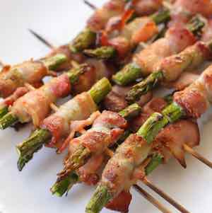 Bacon-Wrapped Asparagus Skewers
