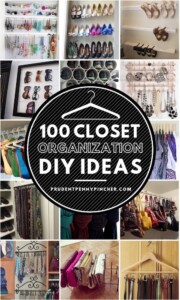100 Best DIY Closet Organization Ideas - Prudent Penny Pincher