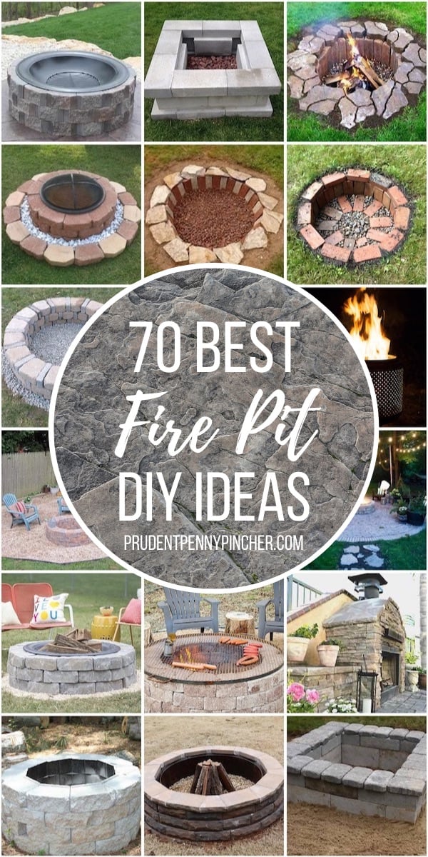 70 And Easy Diy Fire Pits, Outdoor Fire Pit Seating Ideas Diy