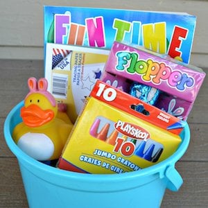 Dollar Tree Toddler Easter Bucket