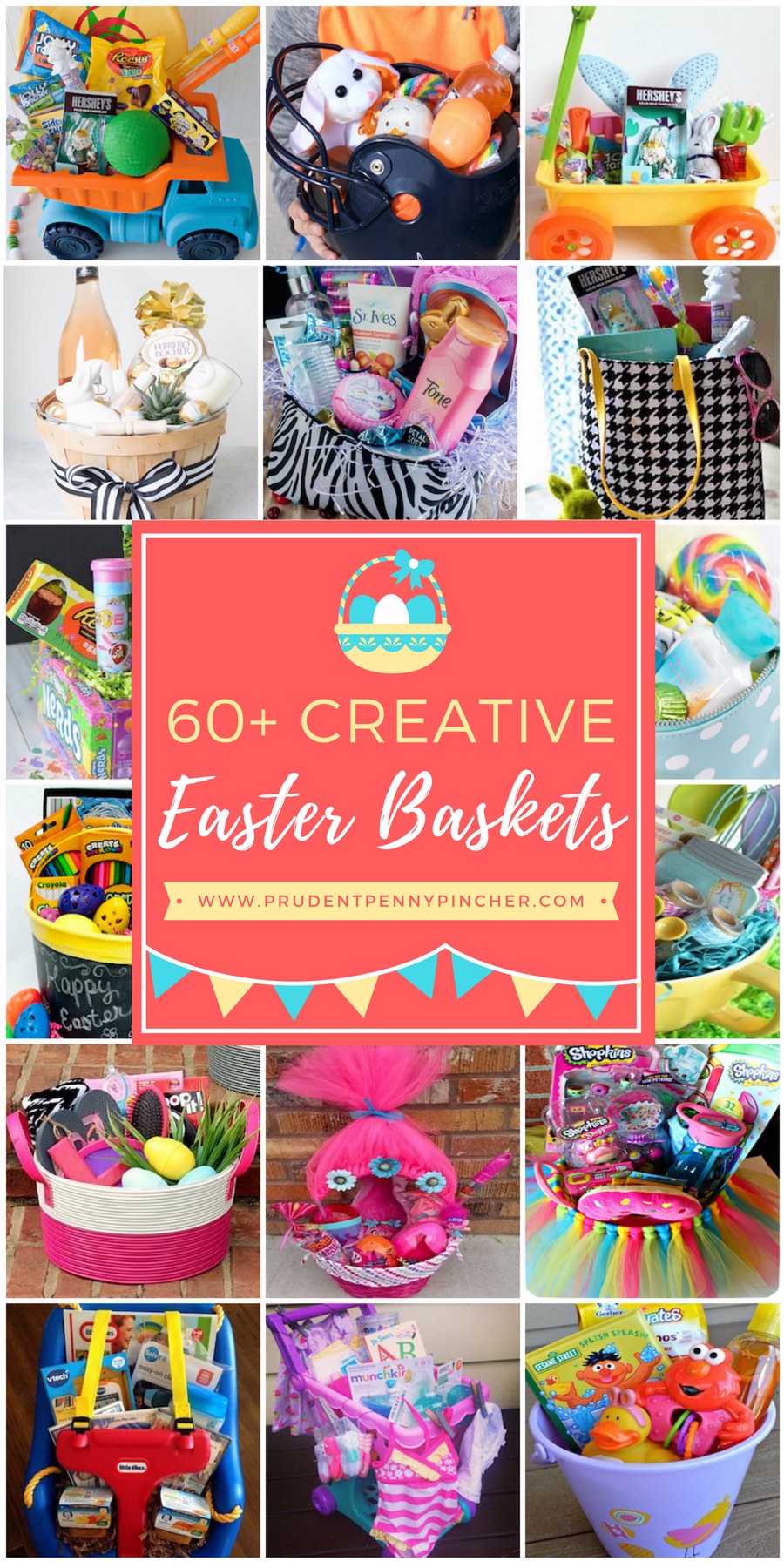 60 best diy easter basket ideas prudent penny pincher