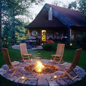 Backyard Seating Area