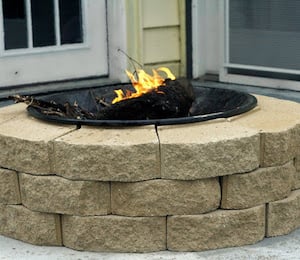 Retaining Wall Block Fire Pit