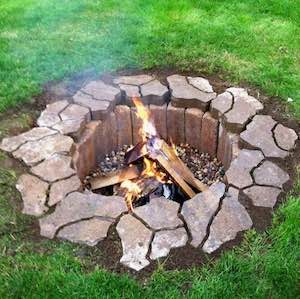 70 And Easy Diy Fire Pits, Square In Ground Fire Pit