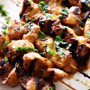 Korean Chicken Skewers