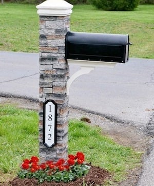 Mail Box with flowers