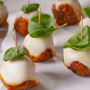 Meatball Parm Skewers