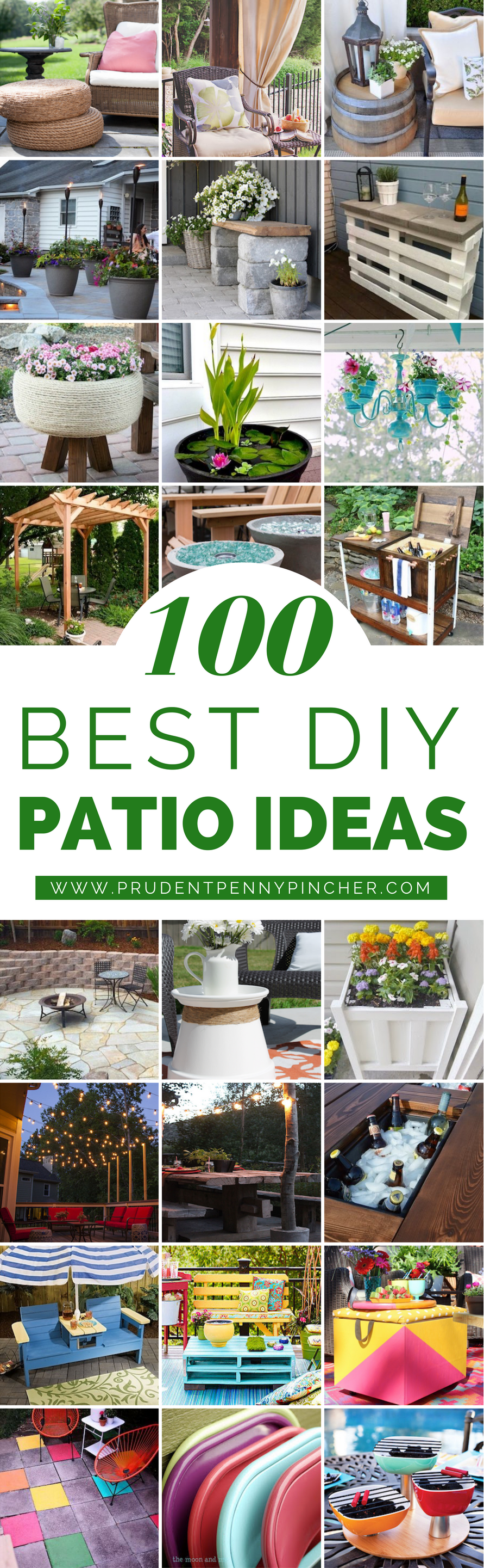 100 Best DIY Outdoor Patio Ideas Prudent Penny Pincher