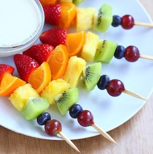 Rainbow Fruit Kabob Recipe