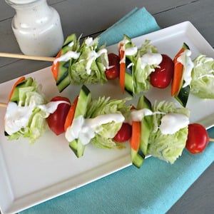 Garden Salad on a Stick