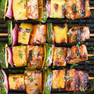 Asian Salmon Kabobs