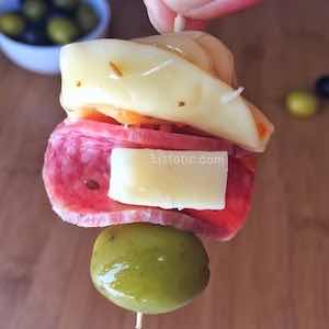 Easy Mini Italian Appetizer Skewers