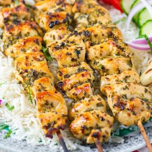 Chicken Souvlaki kabobs