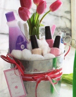  Mani-Pedi Easter Bucket Idea