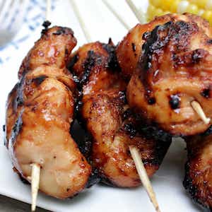 Sweet Maple Barbecue Chicken kabob