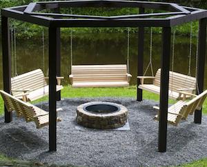 Swings Around a Fire Pit 