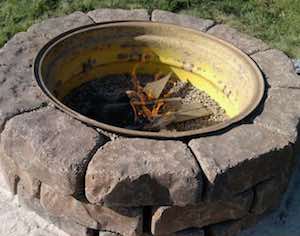 Tracker Wheel Fire Pit