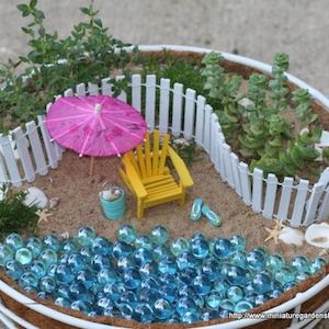 beach fairy garden