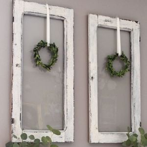 Mini Farmhouse Wreath wall decor