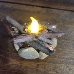 mini Flickering Fire Pit