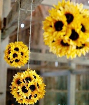 Summer Sunflower Balls