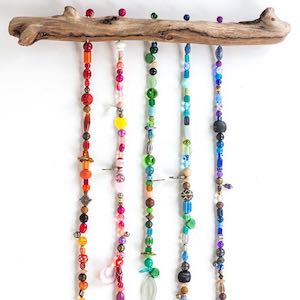 Beaded Wind Chime summer craft