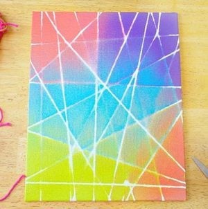 Canvas String Art Graffiti